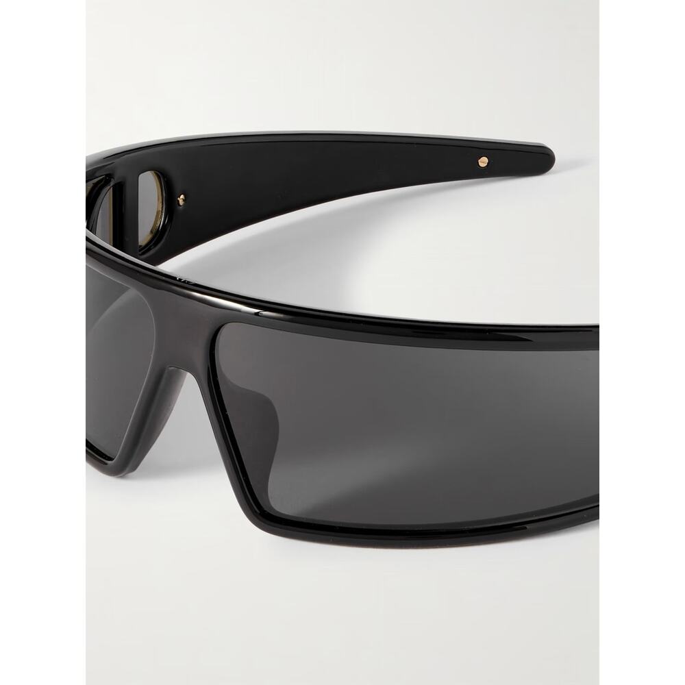 New Dior VeryDior M1U 10A0 Black Shield Sunglasses with Gold Accent Authentic - Picture 8 of 11
